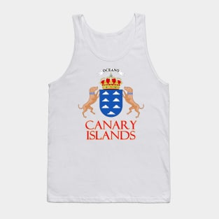 Canary Islands - Coat of Arms Design Tank Top